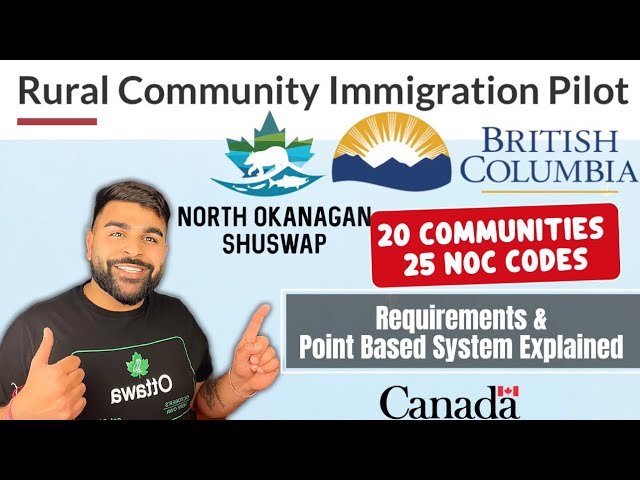 British Columbia North Okanagan RCIP Announcement Explained🇨🇦